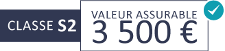 Classe S2 : 3 500 € Classe S2 : 3 500 €